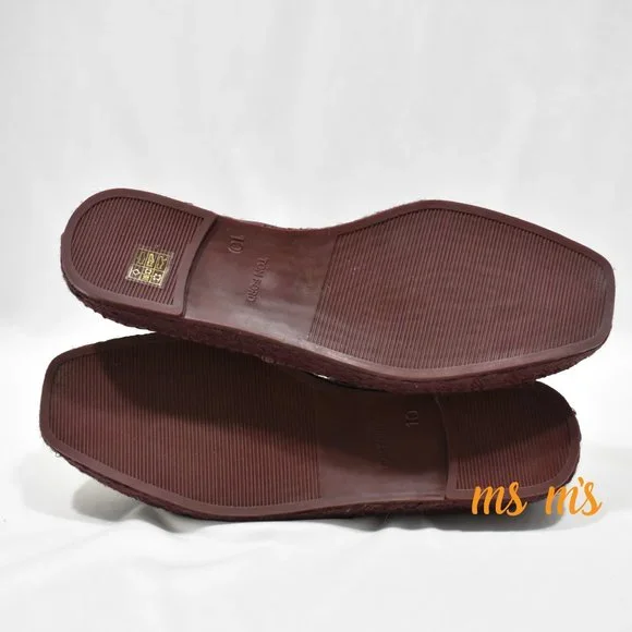 NIB TOM FORD Suede Purple Leather Collapsible Heel loafer NIB TOM FORD Suede Purple Leather Collapsible Heel loafer  main image 2